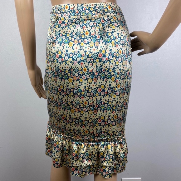 MARC JACOBS SILK FLORAL PRINT MINI SKIRT - Picture 5 of 5
